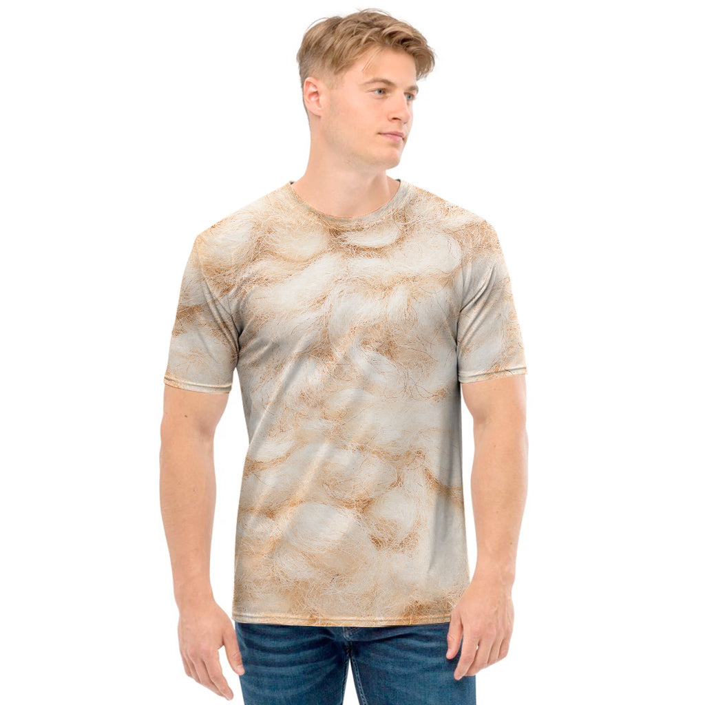 Sheepskin Print Men's T-Shirt
