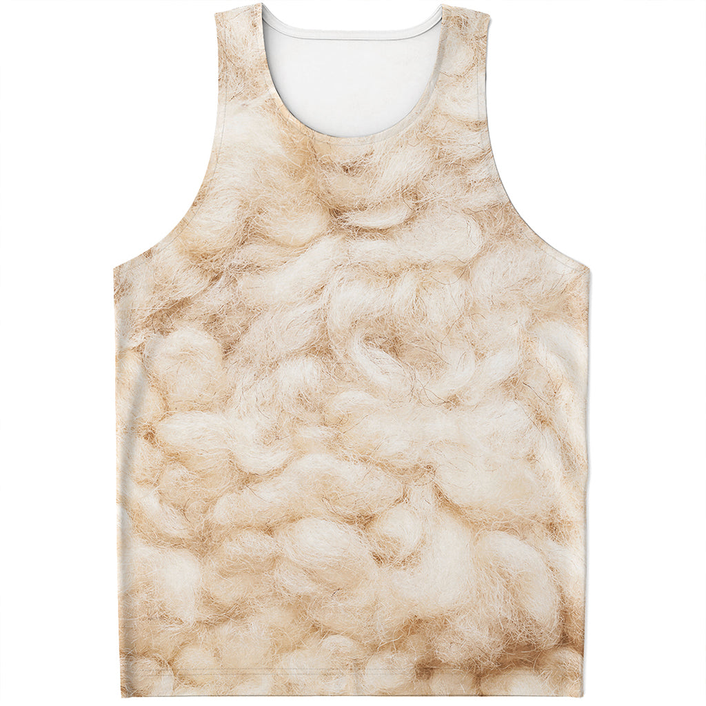 Sheepskin Print Men's Tank Top