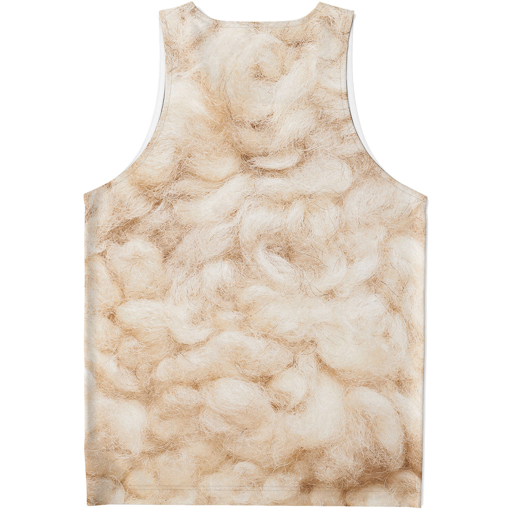 Sheepskin Print Men's Tank Top