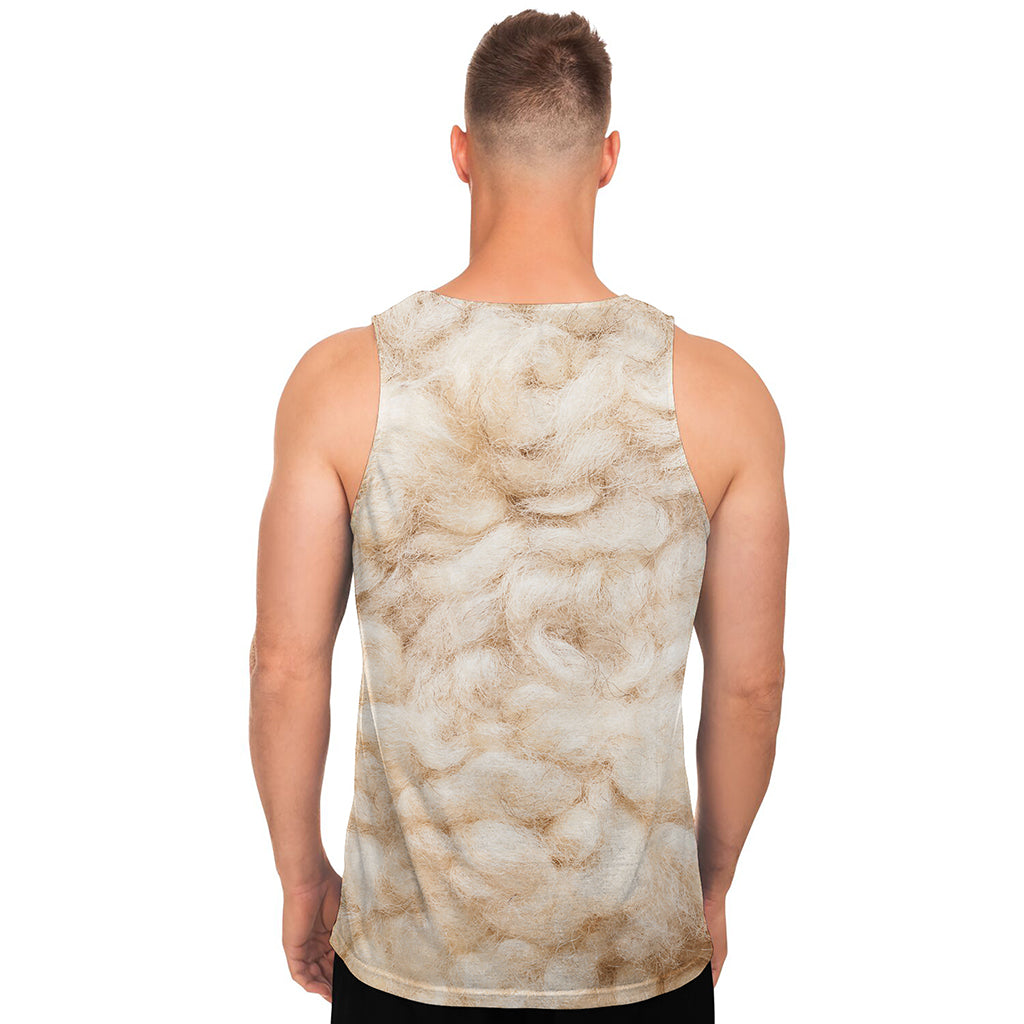 Sheepskin Print Men's Tank Top