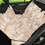 Sheepskin Print Pet Car Back Seat Cover