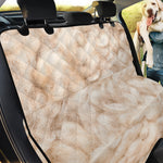 Sheepskin Print Pet Car Back Seat Cover