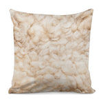 Sheepskin Print Pillow Cover
