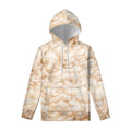 Sheepskin Print Pullover Hoodie