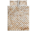 Sheepskin Print Quilt Bed Set
