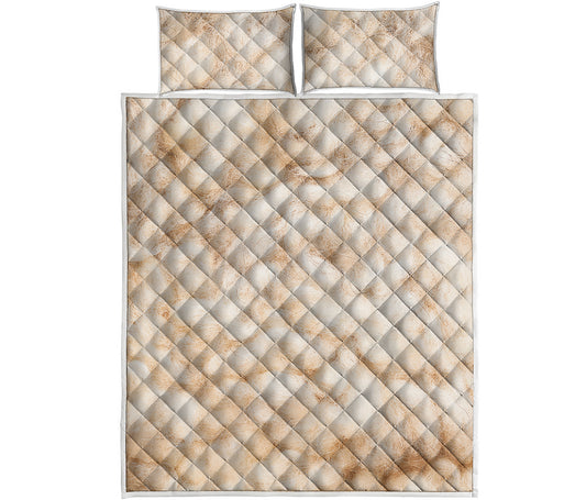 Sheepskin Print Quilt Bed Set