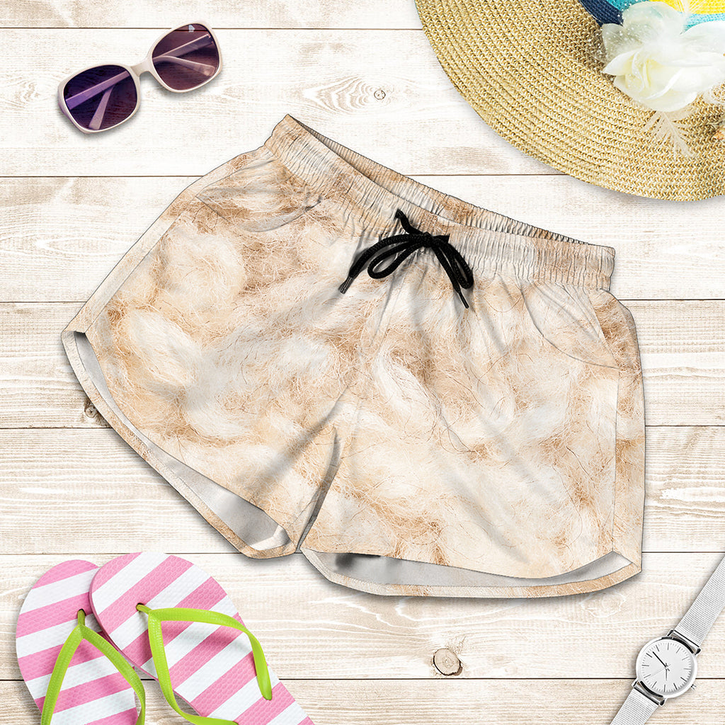 Sheepskin Print Women's Shorts