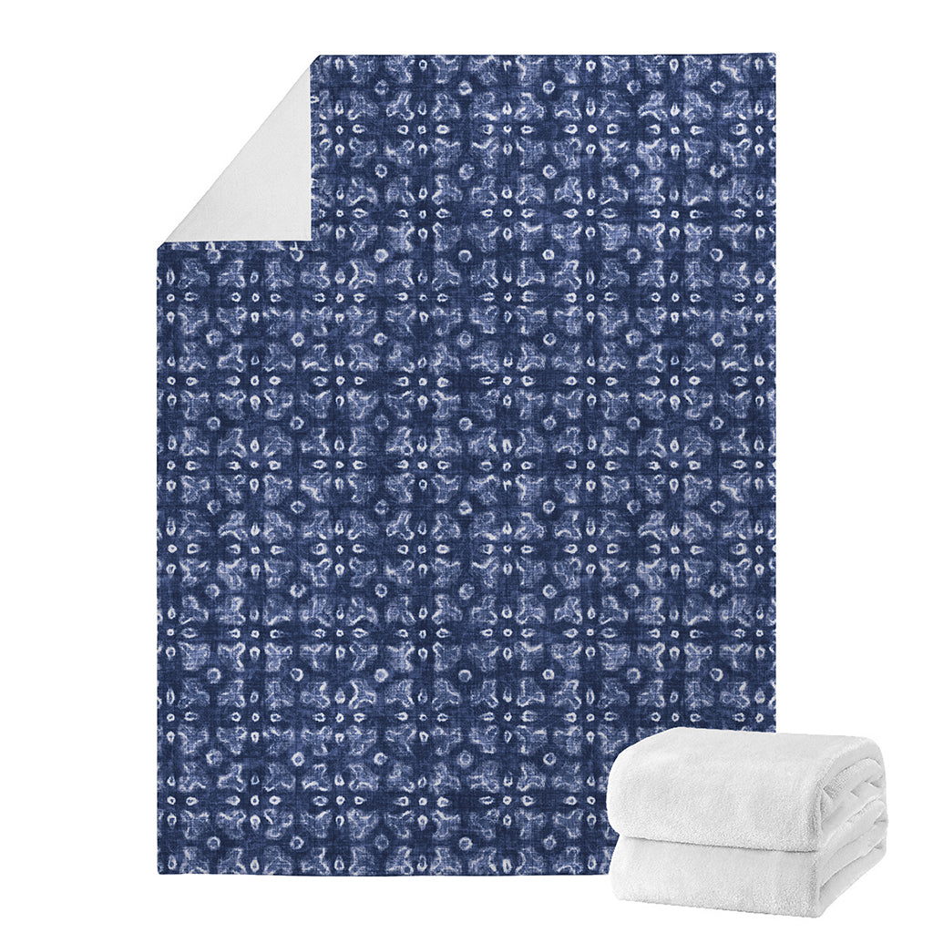 Shibori Floral Pattern Print Blanket