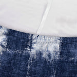 Shibori Grid Pattern Print Sofa Cover