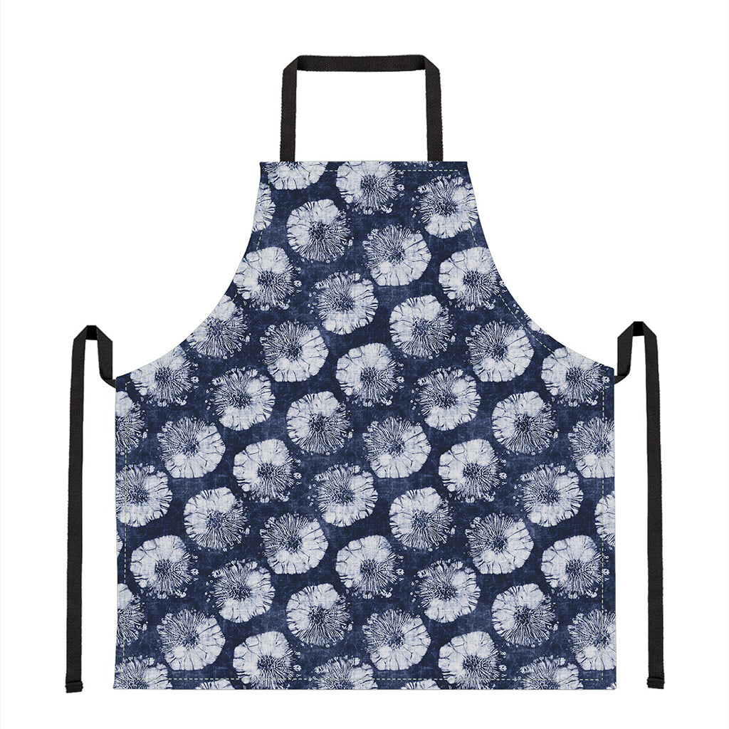 Shibori Motif Pattern Print Apron