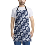 Shibori Motif Pattern Print Apron