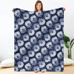 Shibori Motif Pattern Print Blanket