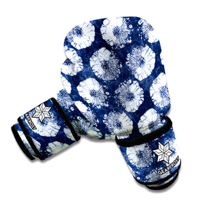 Shibori Motif Pattern Print Boxing Gloves