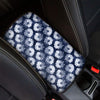 Shibori Motif Pattern Print Car Center Console Cover