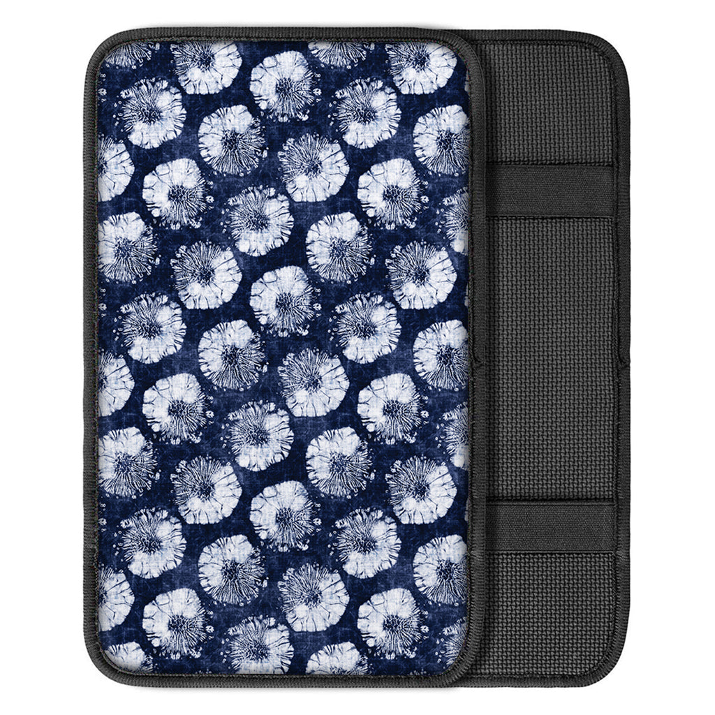 Shibori Motif Pattern Print Car Center Console Cover