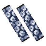 Shibori Motif Pattern Print Car Seat Belt Covers