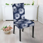 Shibori Motif Pattern Print Dining Chair Slipcover