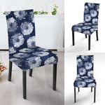 Shibori Motif Pattern Print Dining Chair Slipcover