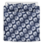 Shibori Motif Pattern Print Duvet Cover Bedding Set