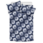 Shibori Motif Pattern Print Duvet Cover Bedding Set