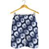 Shibori Motif Pattern Print Men's Shorts