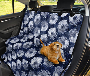 Shibori Motif Pattern Print Pet Car Back Seat Cover