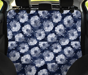 Shibori Motif Pattern Print Pet Car Back Seat Cover