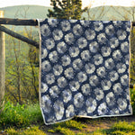 Shibori Motif Pattern Print Quilt