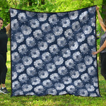 Shibori Motif Pattern Print Quilt