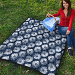 Shibori Motif Pattern Print Quilt