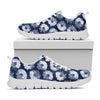 Shibori Motif Pattern Print White Sneakers