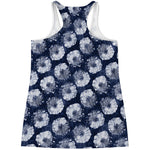 Shibori Motif Pattern Print Women's Racerback Tank Top