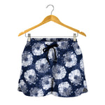 Shibori Motif Pattern Print Women's Shorts