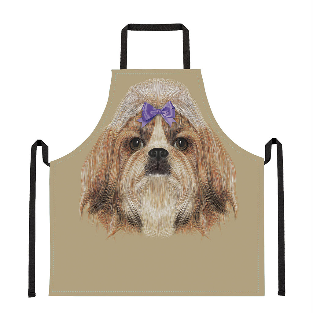 Shih Tzu Portrait Print Apron