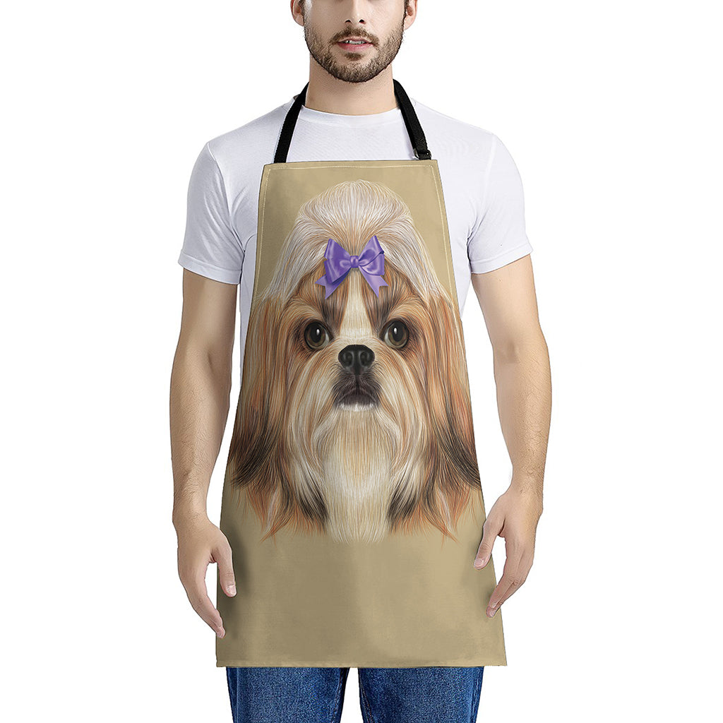 Shih Tzu Portrait Print Apron