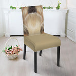 Shih Tzu Portrait Print Dining Chair Slipcover