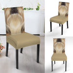 Shih Tzu Portrait Print Dining Chair Slipcover