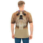 Shih Tzu Portrait Print Men's T-Shirt