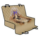 Shih Tzu Portrait Print Pet Car Back Seat Cover