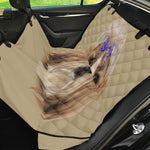 Shih Tzu Portrait Print Pet Car Back Seat Cover