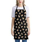 Shih Tzu Puppy Pattern Print Apron