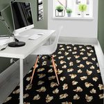 Shih Tzu Puppy Pattern Print Area Rug