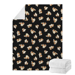 Shih Tzu Puppy Pattern Print Blanket