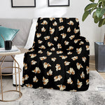Shih Tzu Puppy Pattern Print Blanket