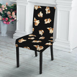 Shih Tzu Puppy Pattern Print Dining Chair Slipcover
