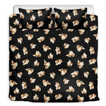 Shih Tzu Puppy Pattern Print Duvet Cover Bedding Set