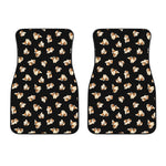Shih Tzu Puppy Pattern Print Front Car Floor Mats