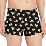 Shih Tzu Puppy Pattern Print Men's Boxer Briefs
