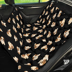 Shih Tzu Puppy Pattern Print Pet Car Back Seat Cover