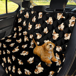 Shih Tzu Puppy Pattern Print Pet Car Back Seat Cover